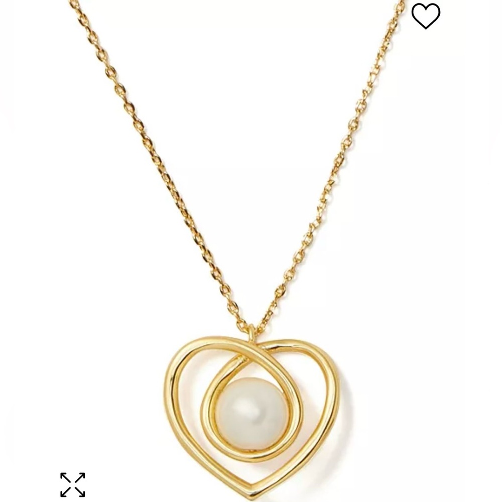 Kate Spade infinite heart pendent necklace